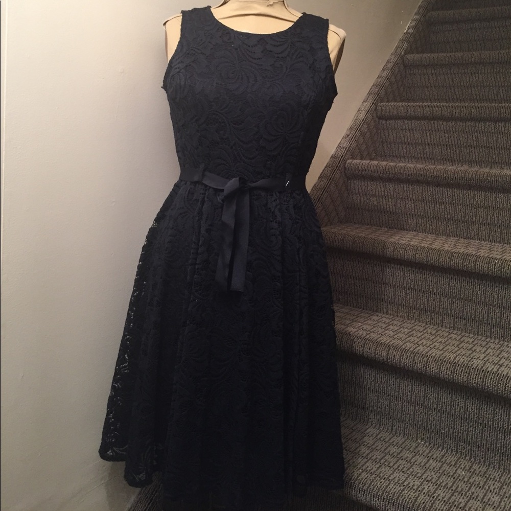 Sharagano lace dress